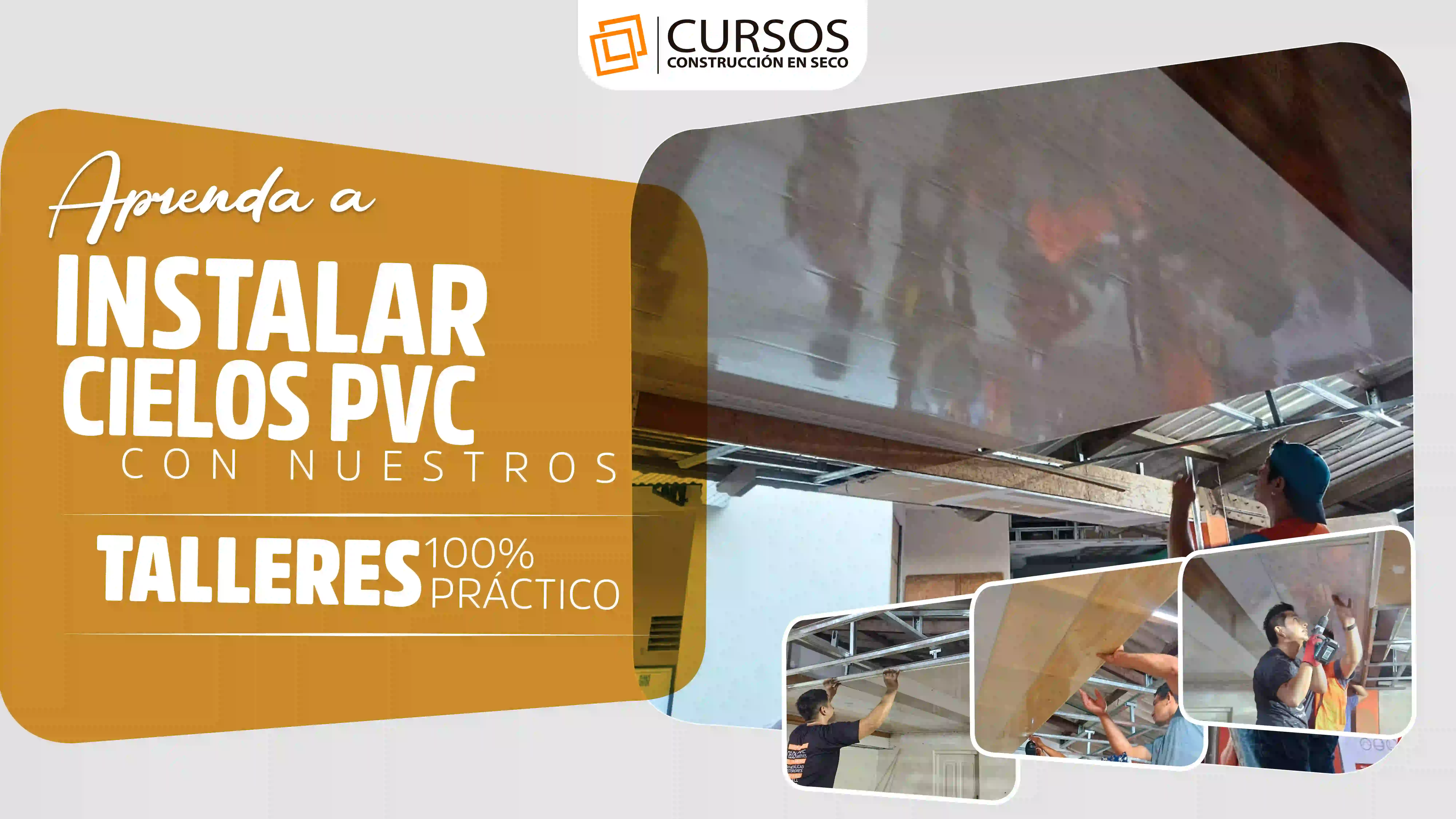 Curso de instalación de cielos PVC