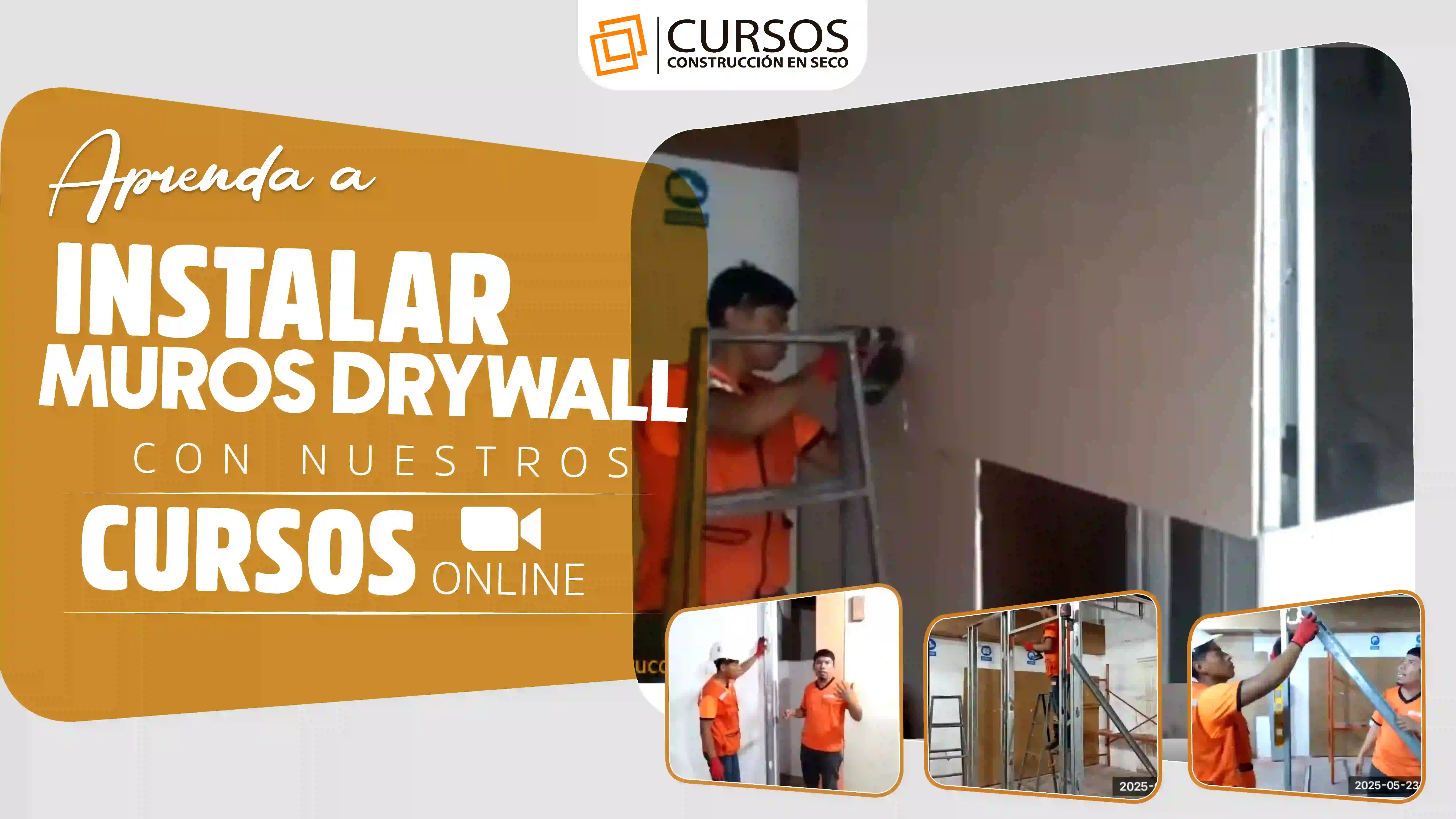 Curso online de instalación drywall